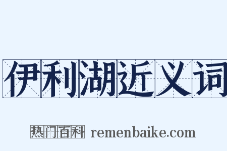 伊利湖近义词是什么意思的图片